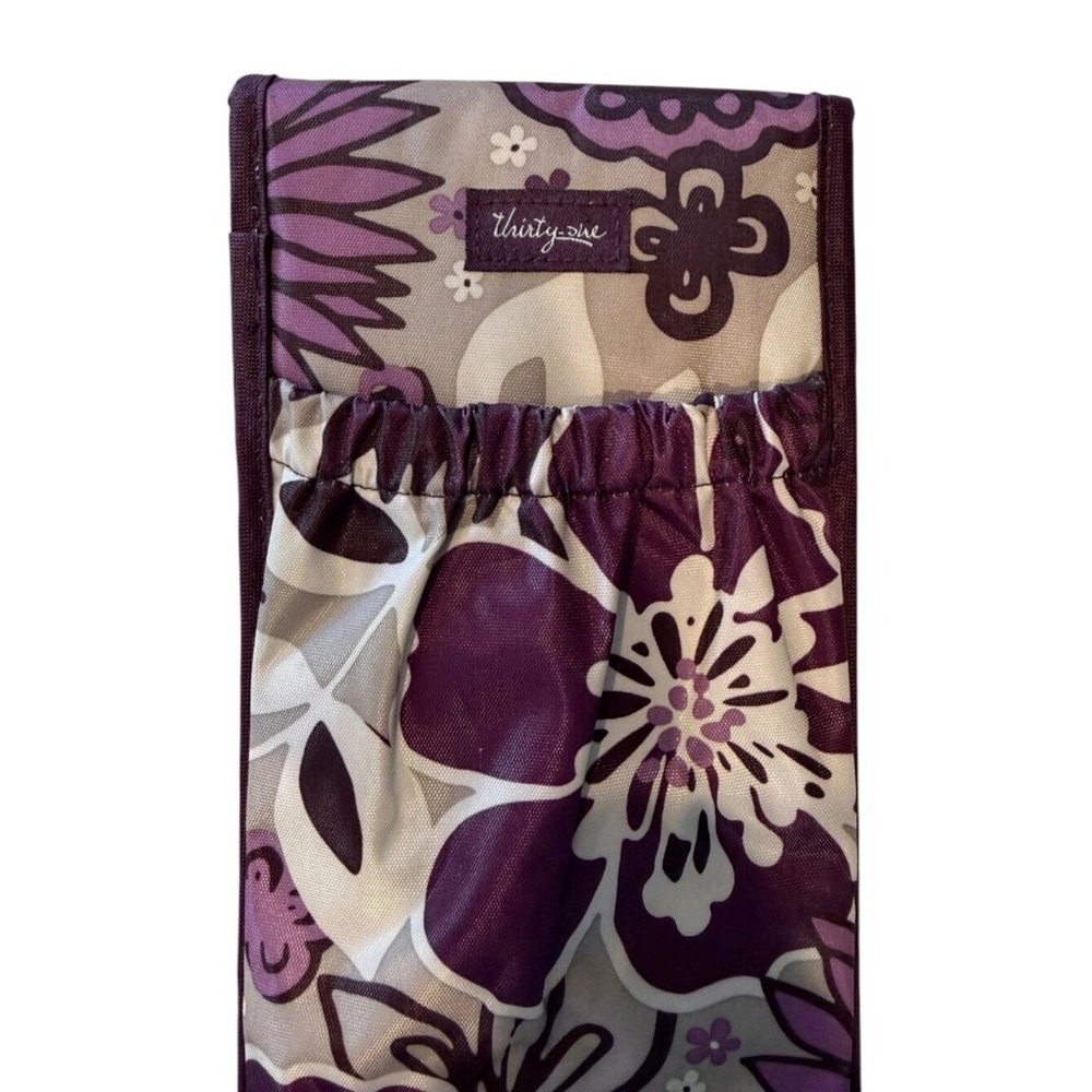 Thirty-One Purple Floral Thermal Styling Tool Cover